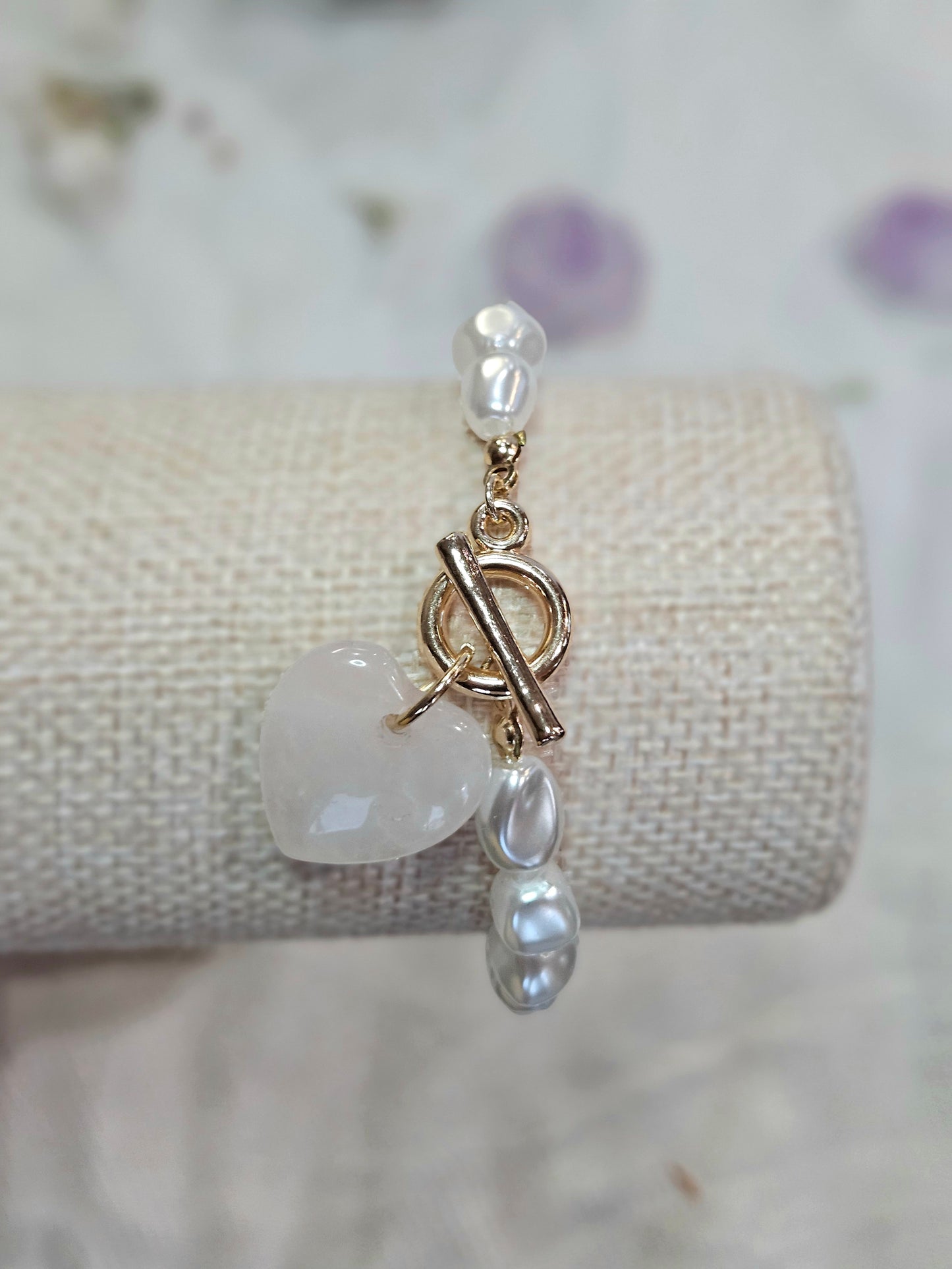 Rose Quartz Heart Bracelet – Love, Compassion & Self-Care