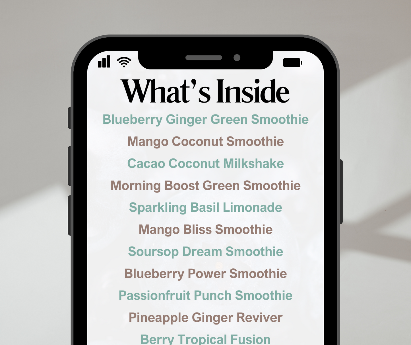 Pure Life Smoothie Recipe Guide