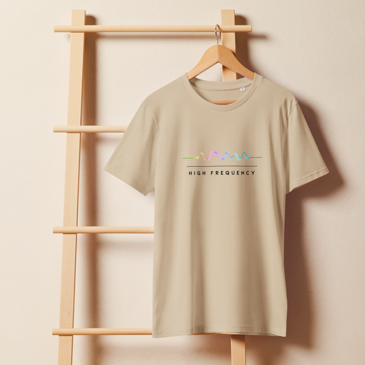 High Frequency Unisex T-Shirt – Vibe High, Live Higher