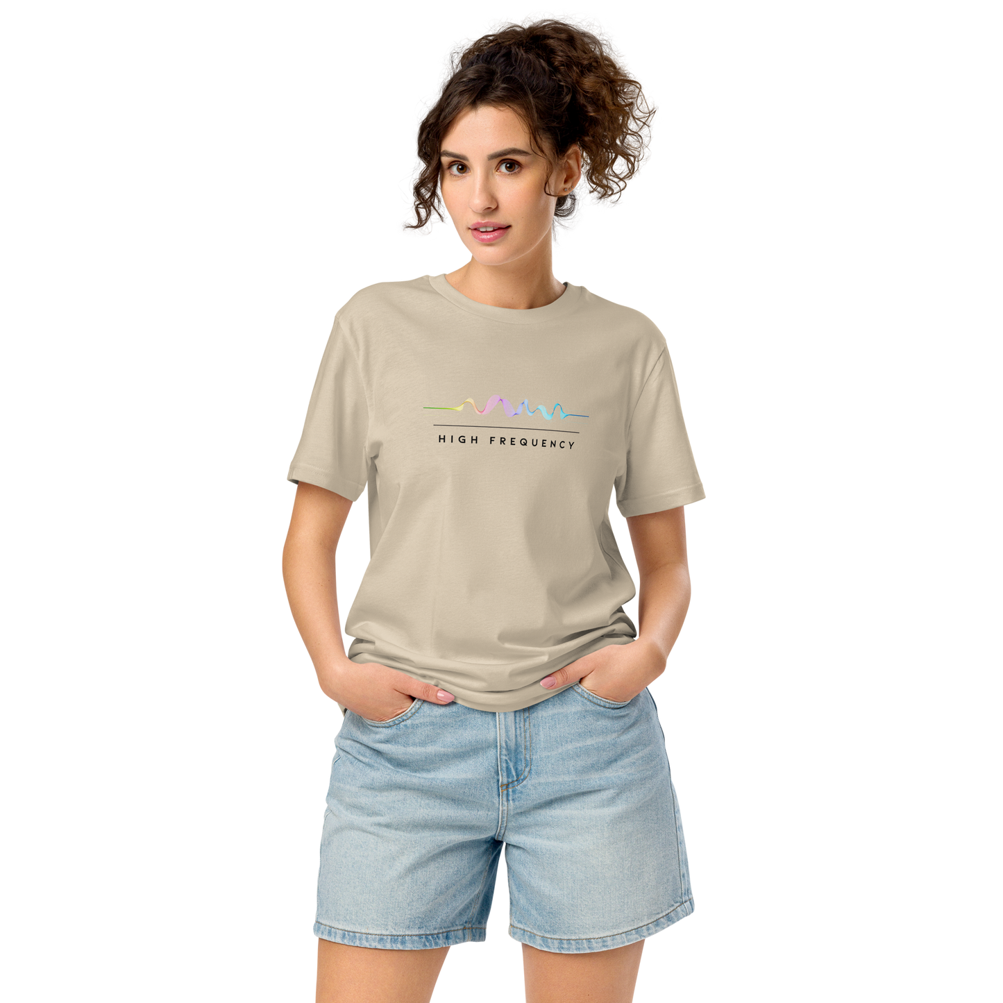 High Frequency Unisex T-Shirt – Vibe High, Live Higher